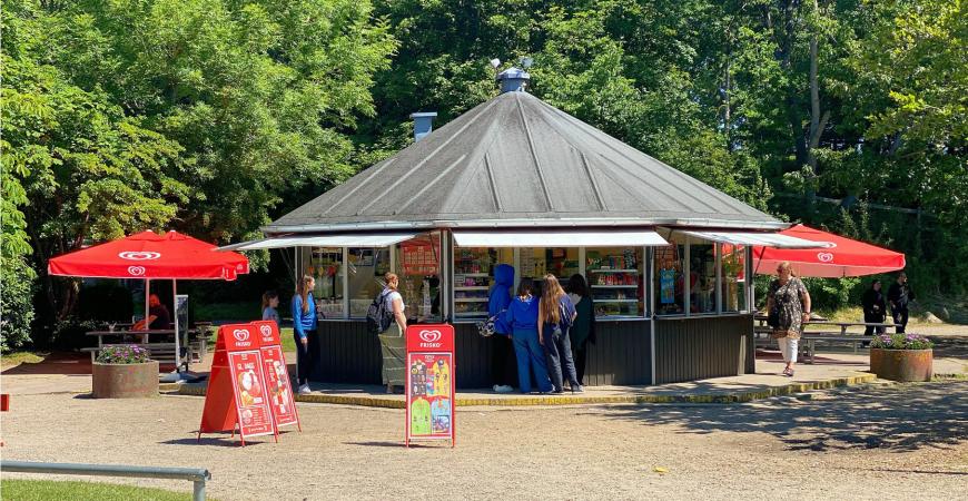 Kiosk i Madsby Legepark