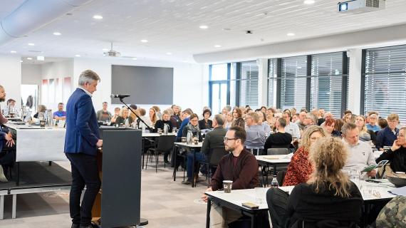 Konference i ADP Loungen i Fredericia Idrætscenter