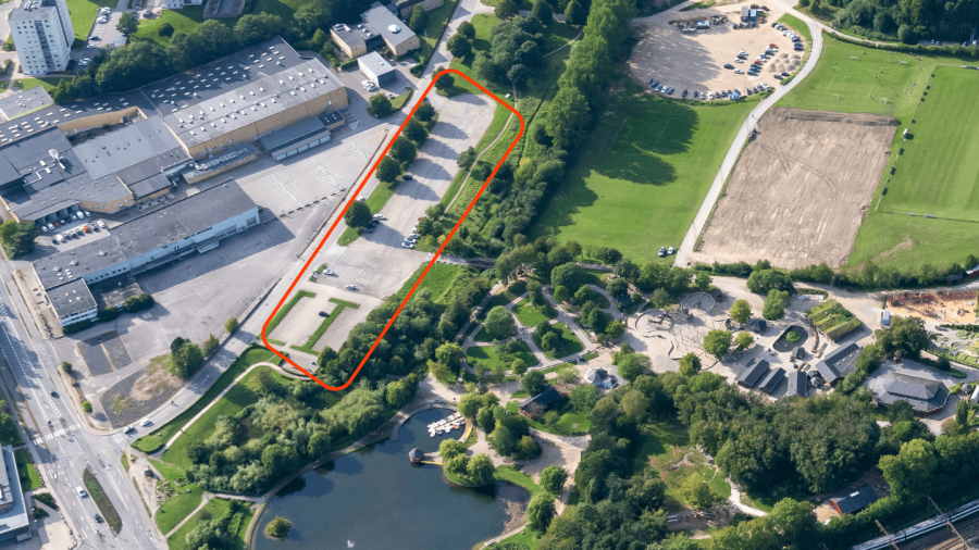 Parkering i Madsby Legepark